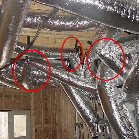 Choked ductwork.