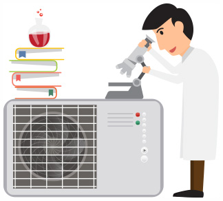 Heat Pump HSPF is calculated from tests performed in a laboratory.