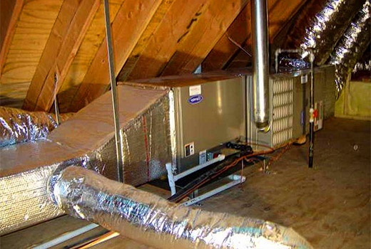Professional AC installation Houston TX - Brand new Carrier HVAC equipment installed by Adams Air licensed technicians
